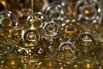 Lubricating oil. Ball bearing.