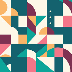 Modern geometric shape abstract pattern vector set for graphic design and illustration