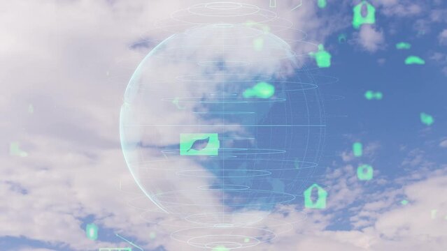 Environmental technology concept. Sustainable development goals. SDGs. High quality 4k footage