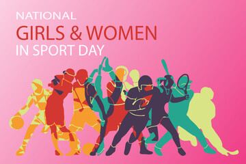 National Sports Day. Sports day banner and poster design for social media and print media.