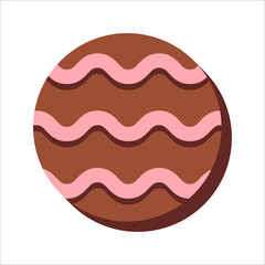 Pink Flat Valentine's Chocolate
