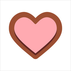Pink Flat Valentine's Chocolate