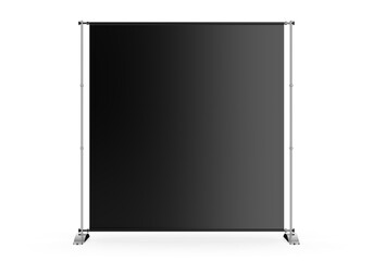 Blank Step and Repeat Telescoping Backdrop Banner 3d illustration.