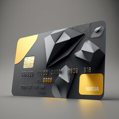 ATM card, credit card. Generative AI