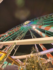 ferris wheel at night