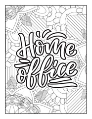 Fototapeta premium Quotes coloring page, Inspirational quotes, Quotes, positive quotes, Typography quotes
