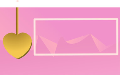 Valentine's day design. Creative illustration  Romantic background, Place for text. Love concept for happy mother's day, valentine's day, birthday, women's day.