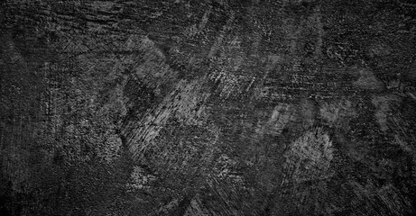 Fototapeta na wymiar Black concrete street wall background or texture