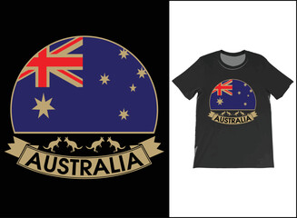 Australia Flag T-Shirt Vector, Gift for Australians, Proud Australian Pride, Australian Gift, Australia Roots, Unisex Classic T-Shirt.