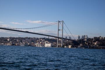 Fototapeta na wymiar bosphorus bridge city