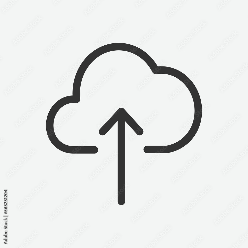 Poster upload vector icon. black upload icon. upload and download linear, vector illustration.
