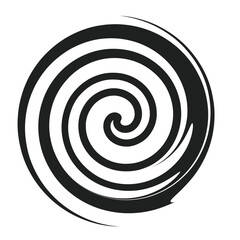 Naklejka premium Cicular spin icon vector illustration 