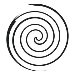 Naklejka premium Cicular spin icon vector illustration 