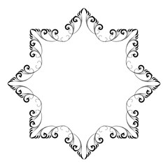 frames in vintage style with elements of ornament, art, pattern, background, texture