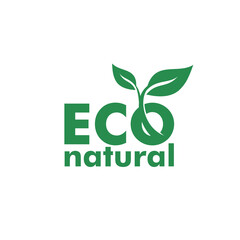 Fototapeta premium Flat nature concept logotype, Organic logo design