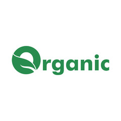 Flat nature concept logotype, Organic logo design