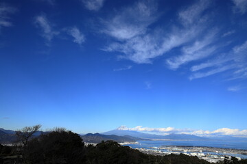 日本平からの富士山 (静岡)