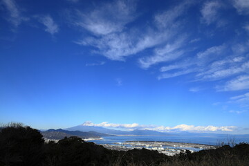 日本平からの富士山 (静岡)