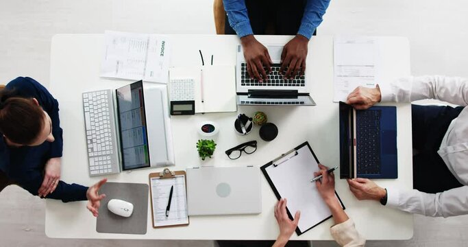 Group Of Businesspeople Sitting