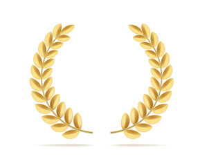 Gold Laurel wreath