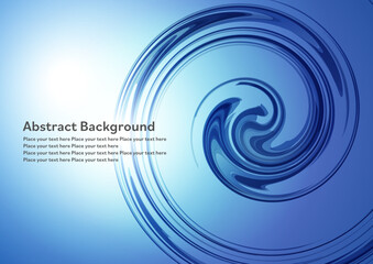 渦状に回転するウェーブライン