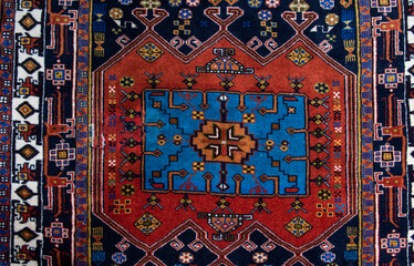 Historical Turkish carpet with a very special design.
