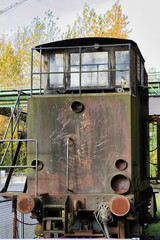 alte Privatlok einer Zechenbahn 