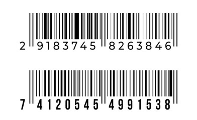 Barcode on white background. Vector illustration