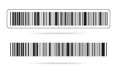Barcode on white background. Vector illustration