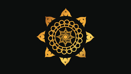 Islamic Ornamentation Vectors for Creative Projects Golden