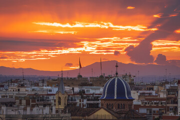 Fototapeta premium In the historic centre of Valencia