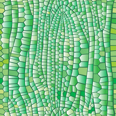 Green abstract animal print seamless pattern - 563249230