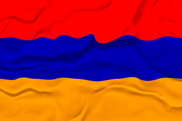 Fototapeta premium National Flag of Armenia. Background with flag of Armenia.