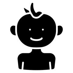 baby boy illustration