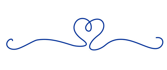 Heart background Valentine design, one line drawing vector illustration. Freehand doodle drawing. Element of love for cards, print, greetings. Vector linear