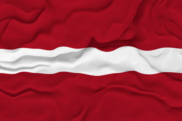 National Flag of Latvia. Background  with flag  of Latvia