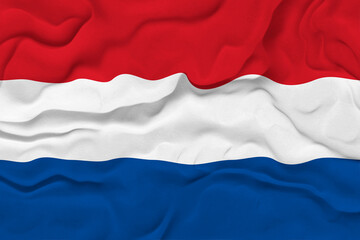 National flag of Netherlands. Background  with flag  of Netherlands.