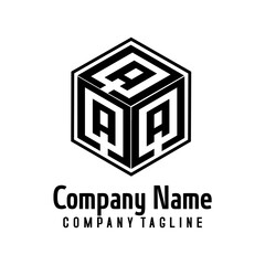 Templat  company logo by initial Letter  of Alfabetical