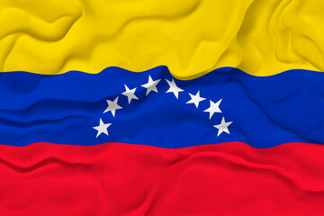 National flag of Venezuela. Background  with flag of Venezuela.