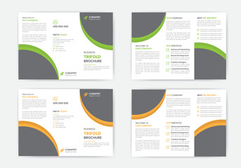 Corporate Tri fold Design Template