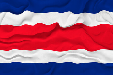 National flag of Сosta-rica. Background  with flag of Сosta-rica.