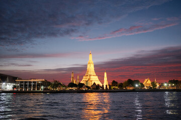 Twilight over Wat Arun