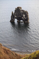 Hvitserkur - basalt rock in Húnaflói Bay, Iceland