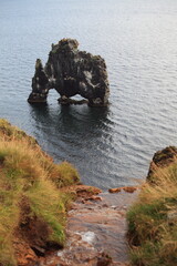 Hvitserkur - basalt rock in Húnaflói Bay, Iceland