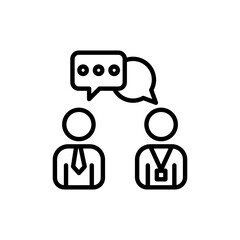 Career Coaching icon in vector. Logotype