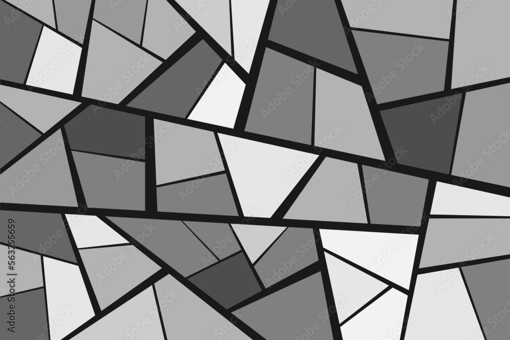 Poster abstract vector color background consisting of different geometric shapes.