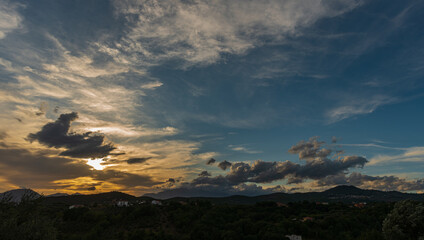 Spectacular photographs of sunsets in Molise, Italy