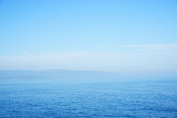 blue sky and sea