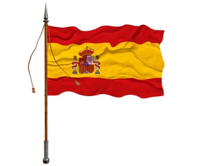 National flag  of España. Background  with flag  of España