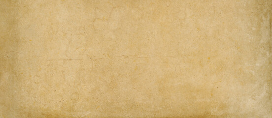 Old parchment paper. Banner texture